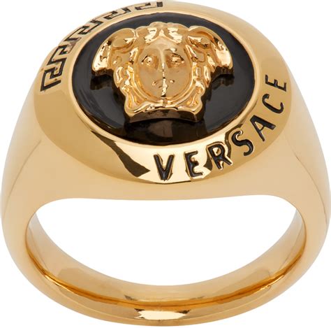 man rings versace|farfetch versace rings men.